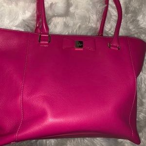 Kate spade pink bow shoulder bag/tote